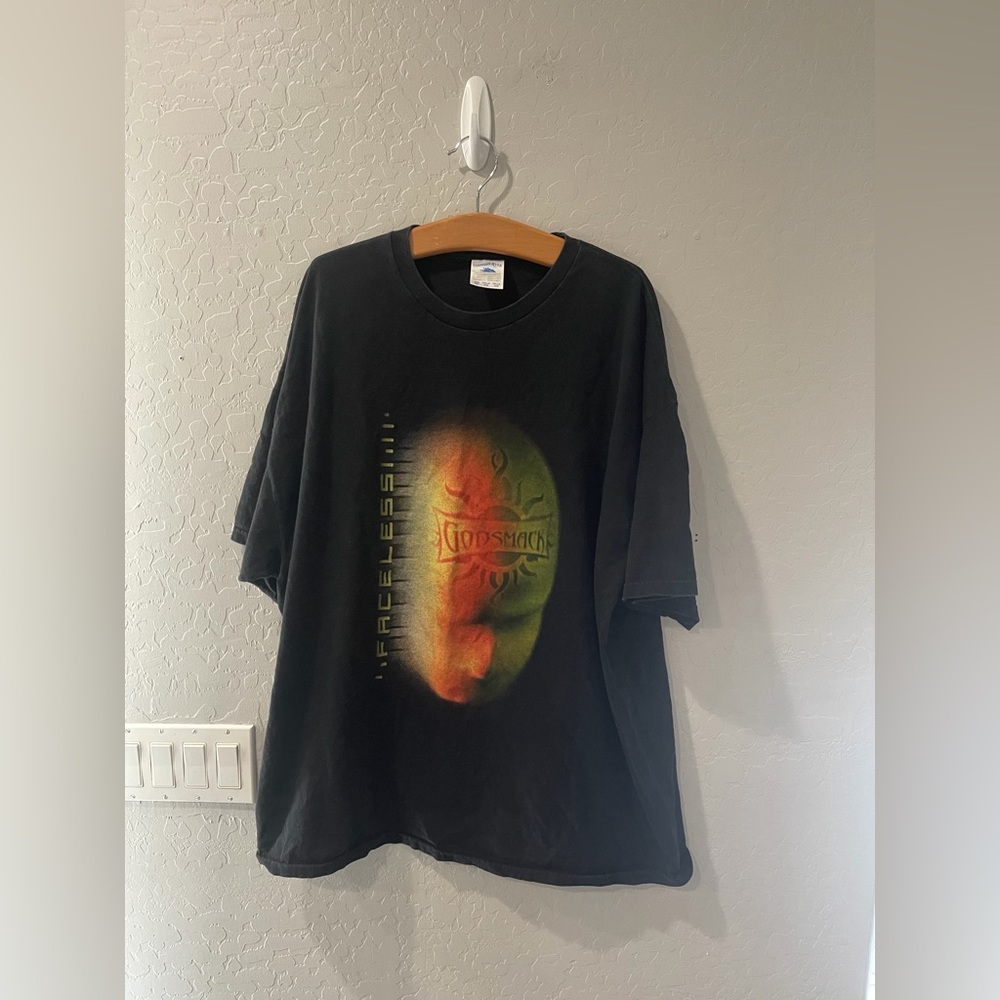 Vintage Y2K Godsmack “Faceless” Album Tour Merch Shirt‎ 2XL Bin 2